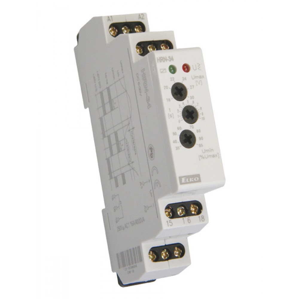 Elko HRN34 Voltage Monitoring Relay DC 6 30 V Rayleigh Instruments