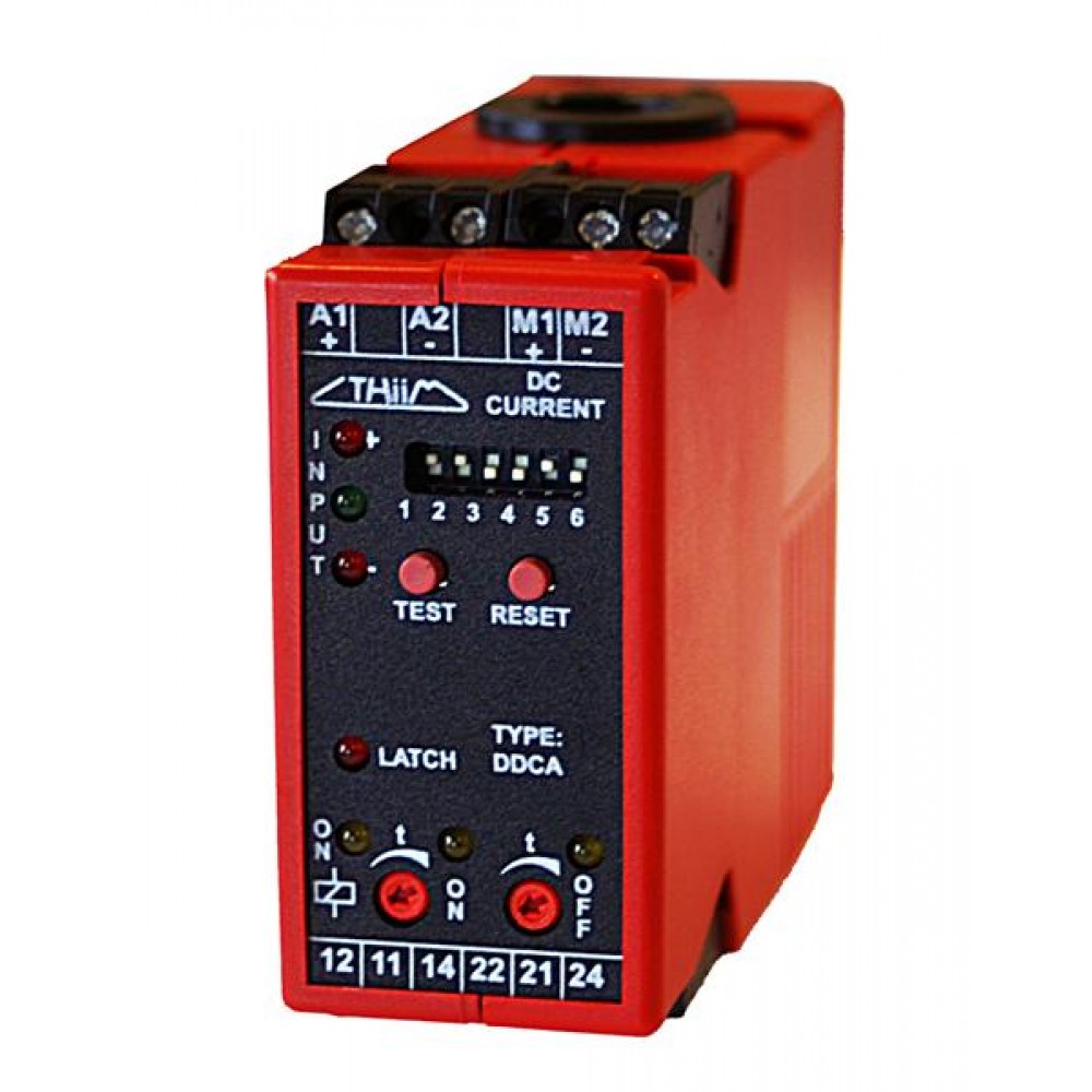 Thiim DDCA Differential DC Current Relay 35mm (5…200mA IN, 4…12…20mA