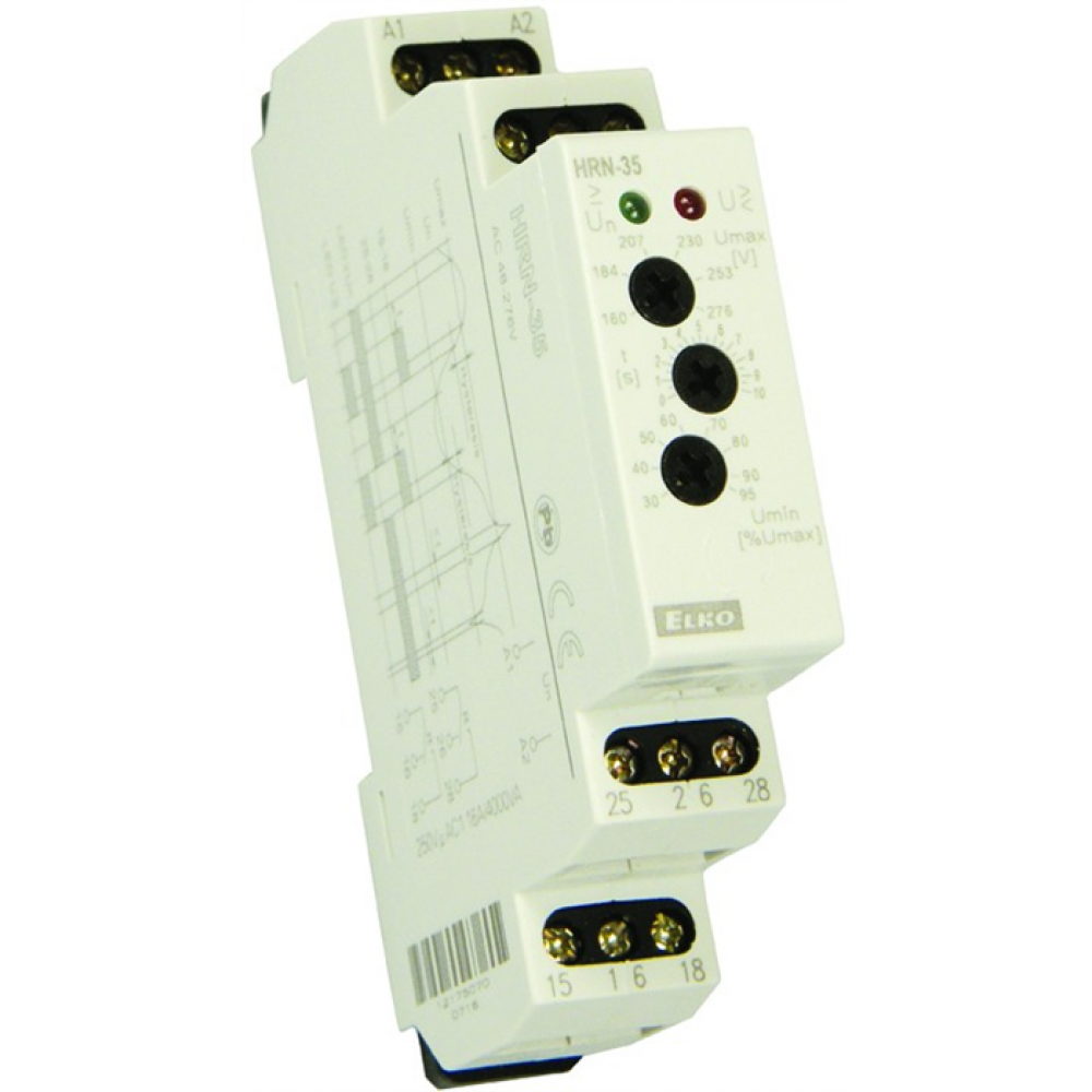 Elko HRN35 Single Phase AC Voltage Monitoring Relay Rayleigh Instruments