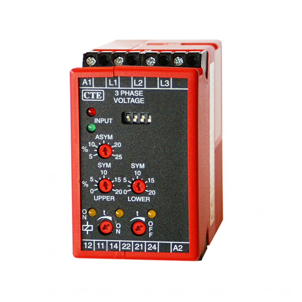 Thiim PADA Three Phase Voltage Control Relay 45mm Rayleigh Instruments