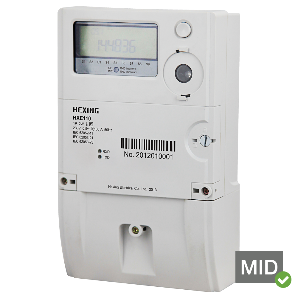 Rayleigh Instruments HXE110 MID Certified 100A Single Phase GSM Solar