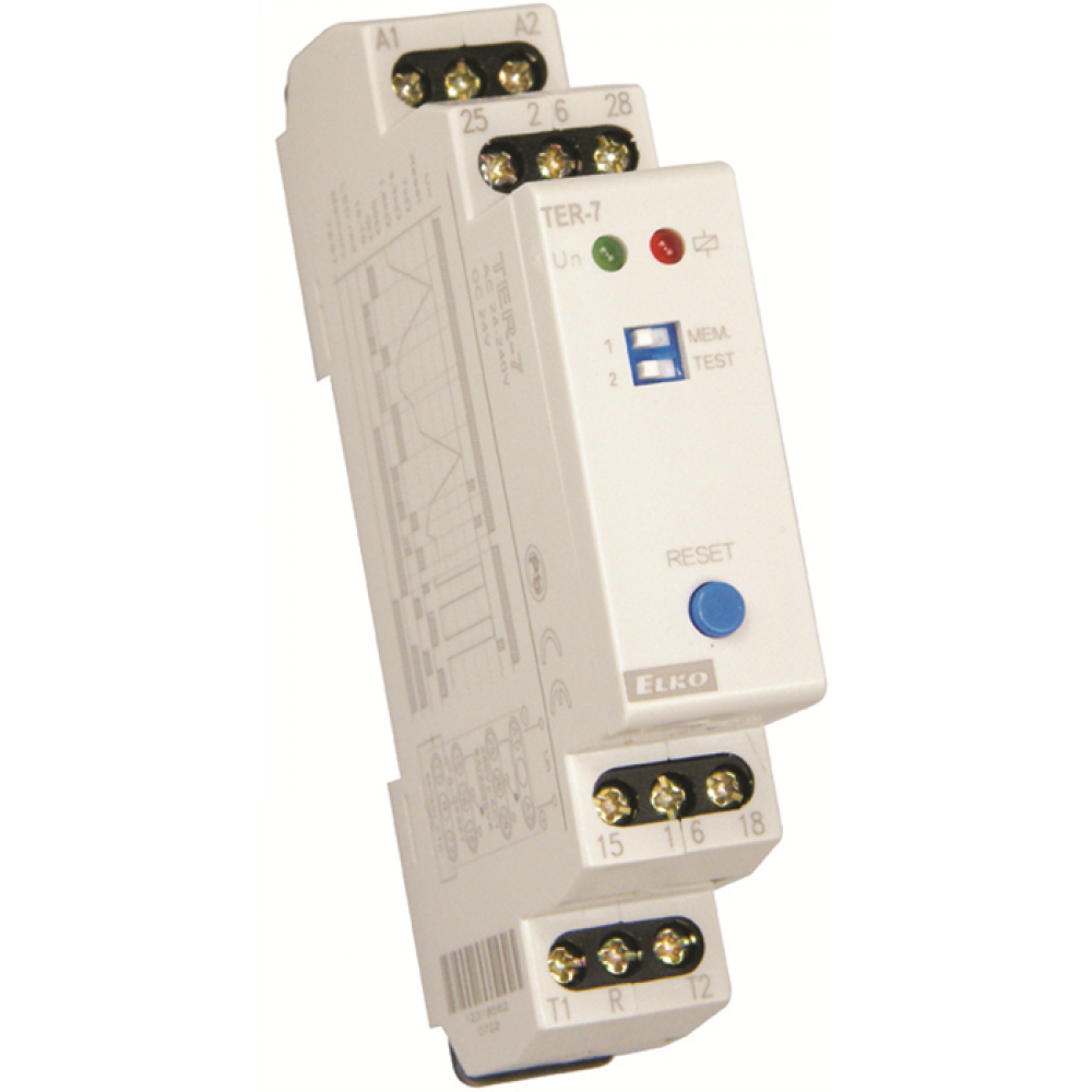 Elko TER-7 Thermostat monitoring temperature of motor winding, function ...