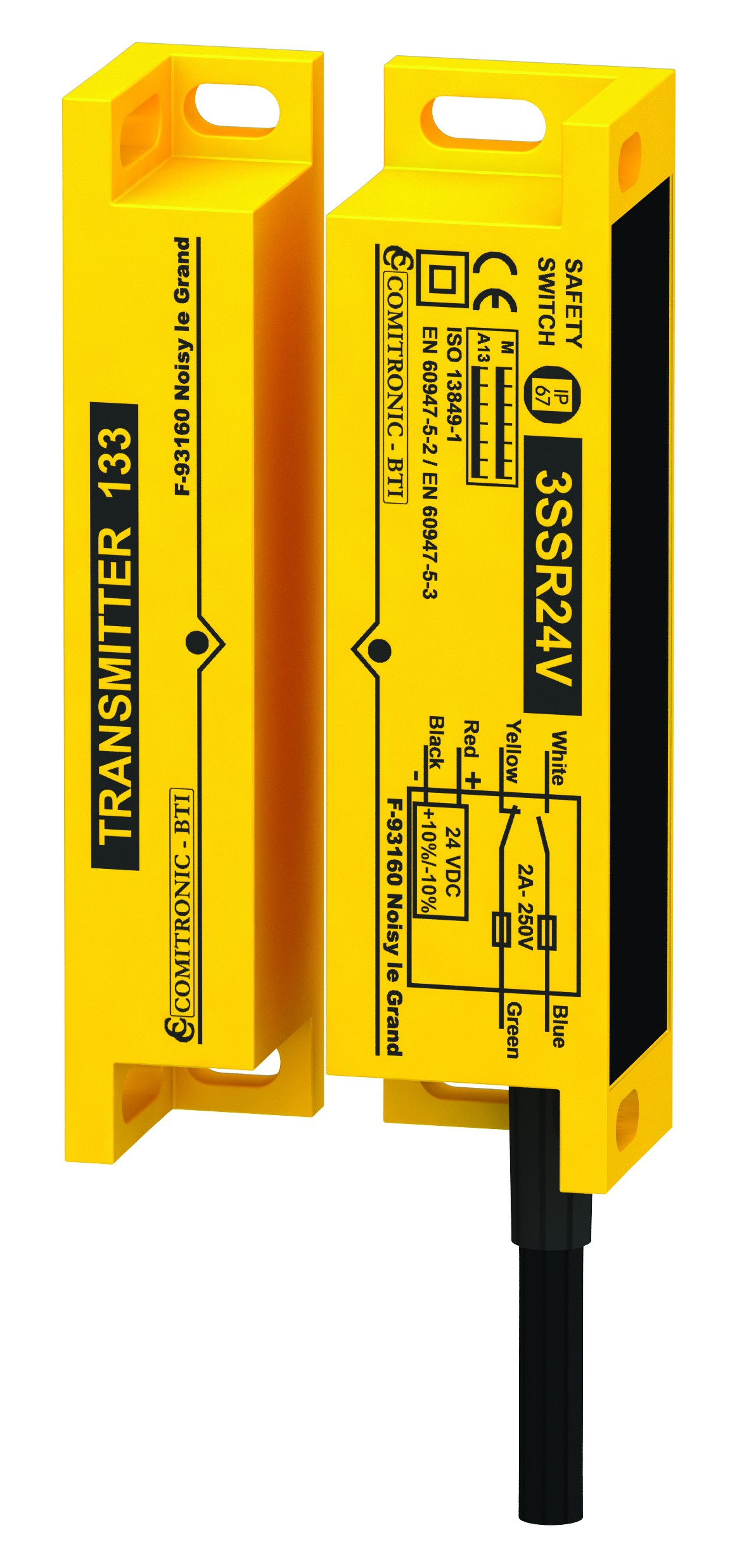 ComitronicBTI 3SSR 24V Polyamide Non contact coded safety switches