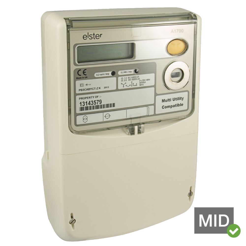 Elster A1700 MID Certified Class 0.5 Accuracy Three Phase Network