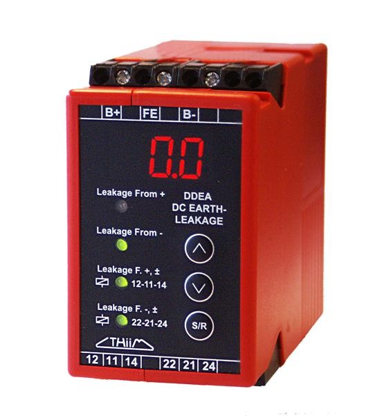 Thiim DDEA DC Earth Leakage Relay 45mm Rayleigh Instruments
