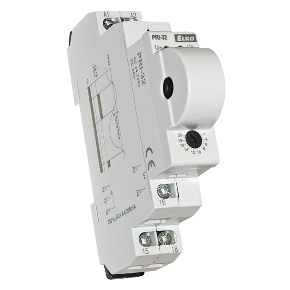 Elko PRI32 Single Phase Current Measuring Relay Monitoring By Current