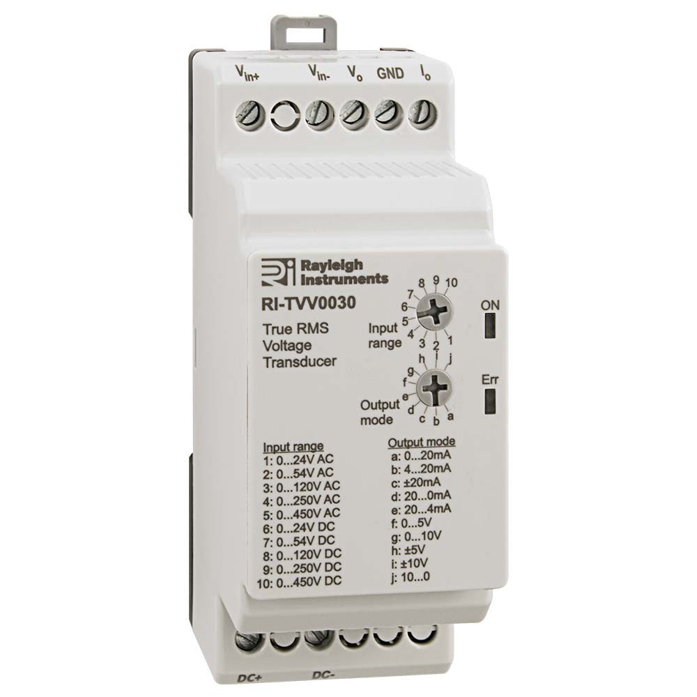 Rayleigh Instruments Logo Rayleigh Instruments RI-TVV0030 Voltage Transducer - True RMS ...