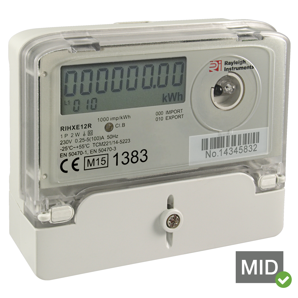 Rayleigh Instruments RIHXE12R MID Certified Single Phase 100A Solar