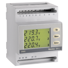 Nemo D4-L multifunction DIN meters