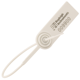 Rayleigh White Sequential Tamper Evident Security Serial Numbered Meter Seals