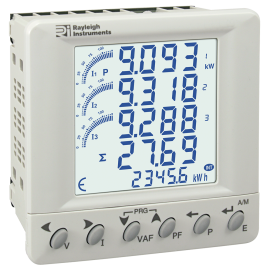 RI-F384 Multifunction Energy Meter Panel Mounting grey