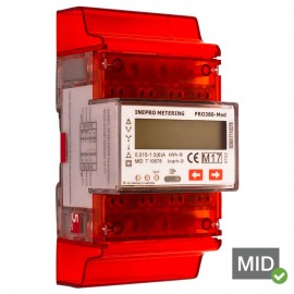 Inepro PRO380-MOD-CT MID Certified Dual Tariff Single and Three Phase Network Multifunction Meter With Pulse Output and Modbus RTU/RS485