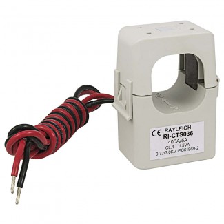 Rayleigh Instruments RI-CTS036 Single Phase Clip On Mini Split Core Current Transformer - 36mm Aperture
