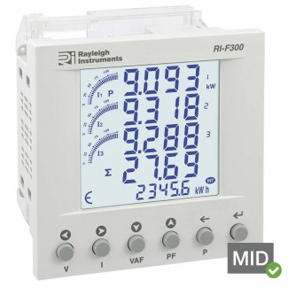 Rayleigh Instruments RI-F300 easywire Multifunction Meter - MID Certified