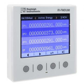 RI-FMDU96 Metering Display Unit for up to 64 x 3 Phase or 192 x 1 Phase Loads - easywire modular
