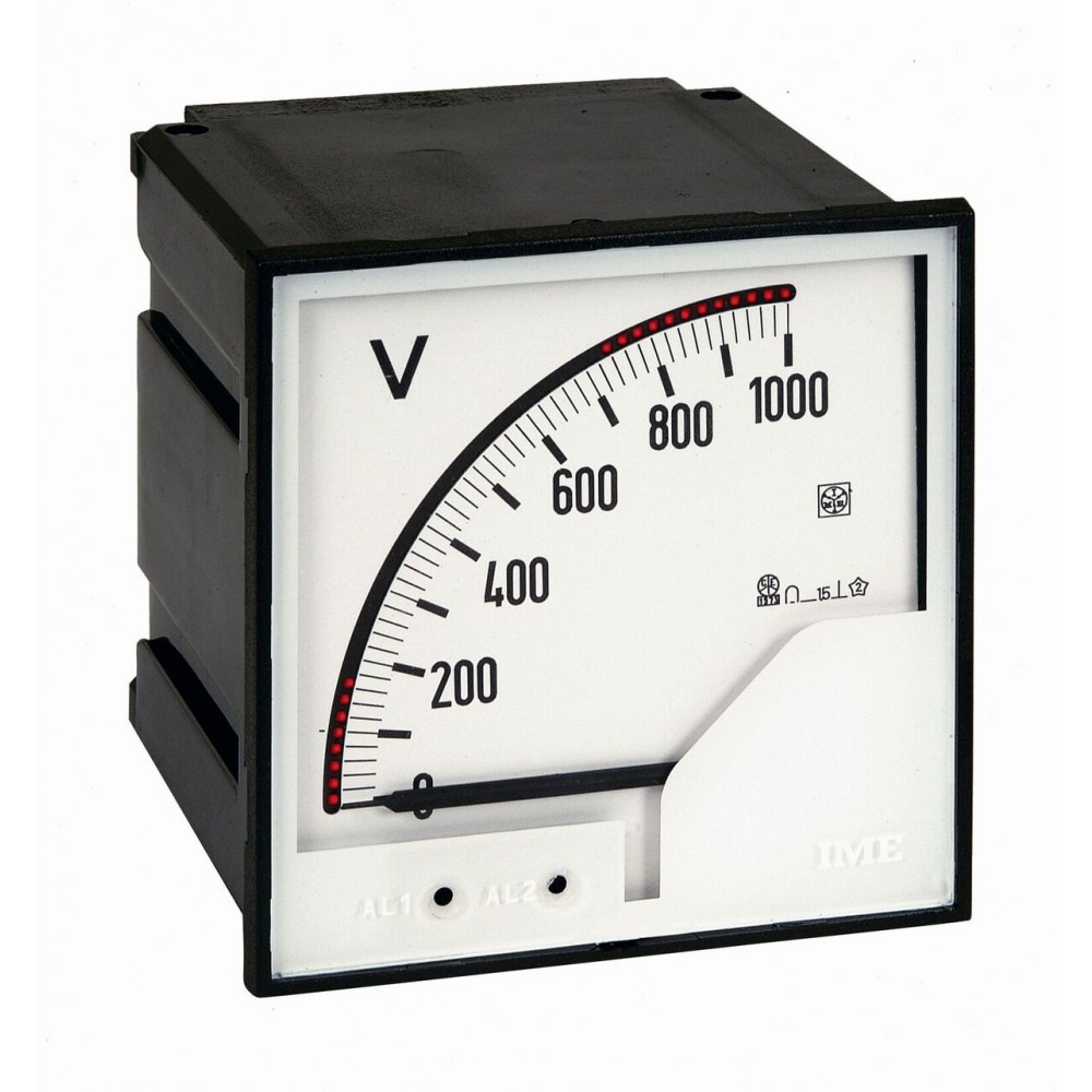 IME ANT6 AL96DC Analogue Meters with Alarms for Direct Voltage 96x96mm