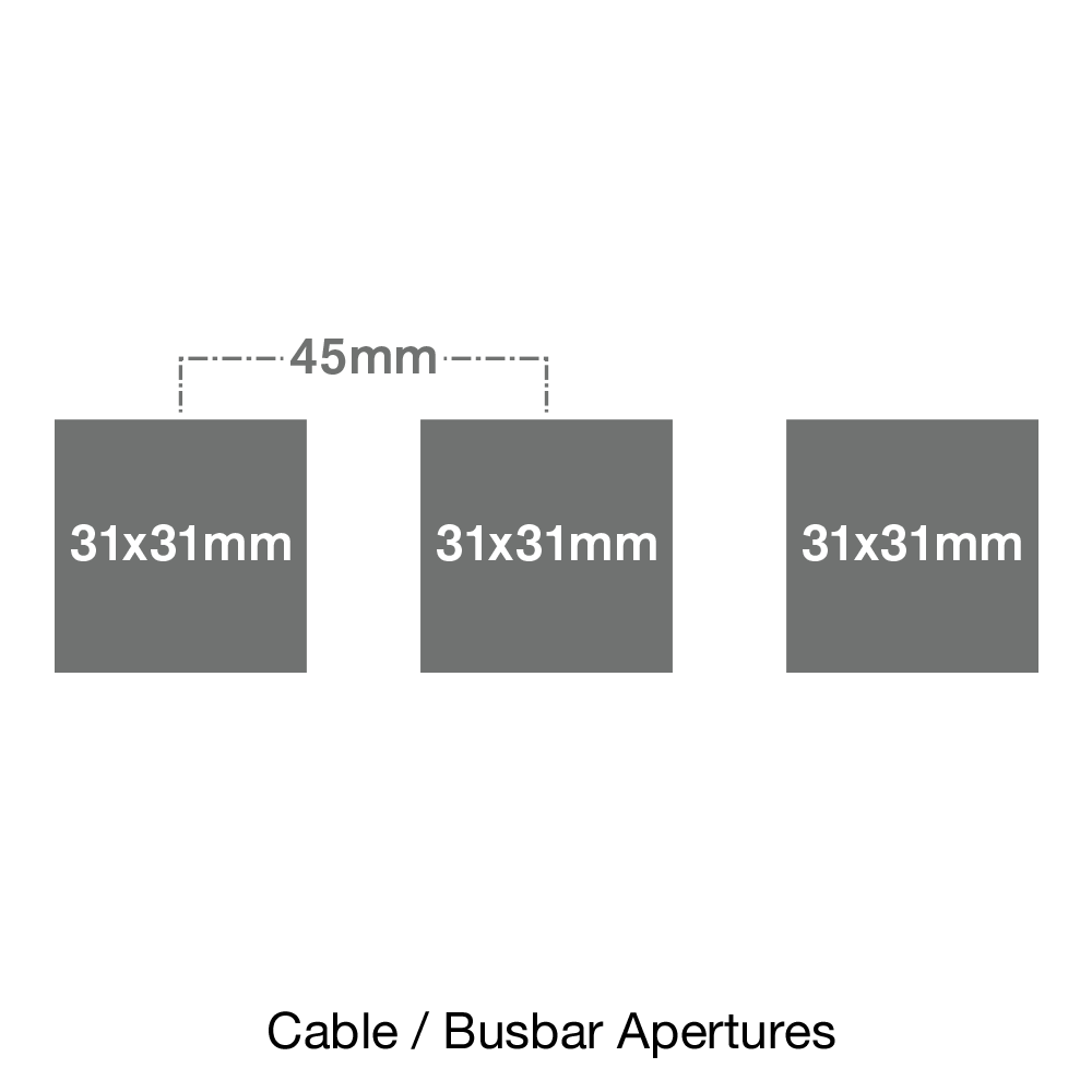 RI-CT248-EW Cable / Busbar Apertures