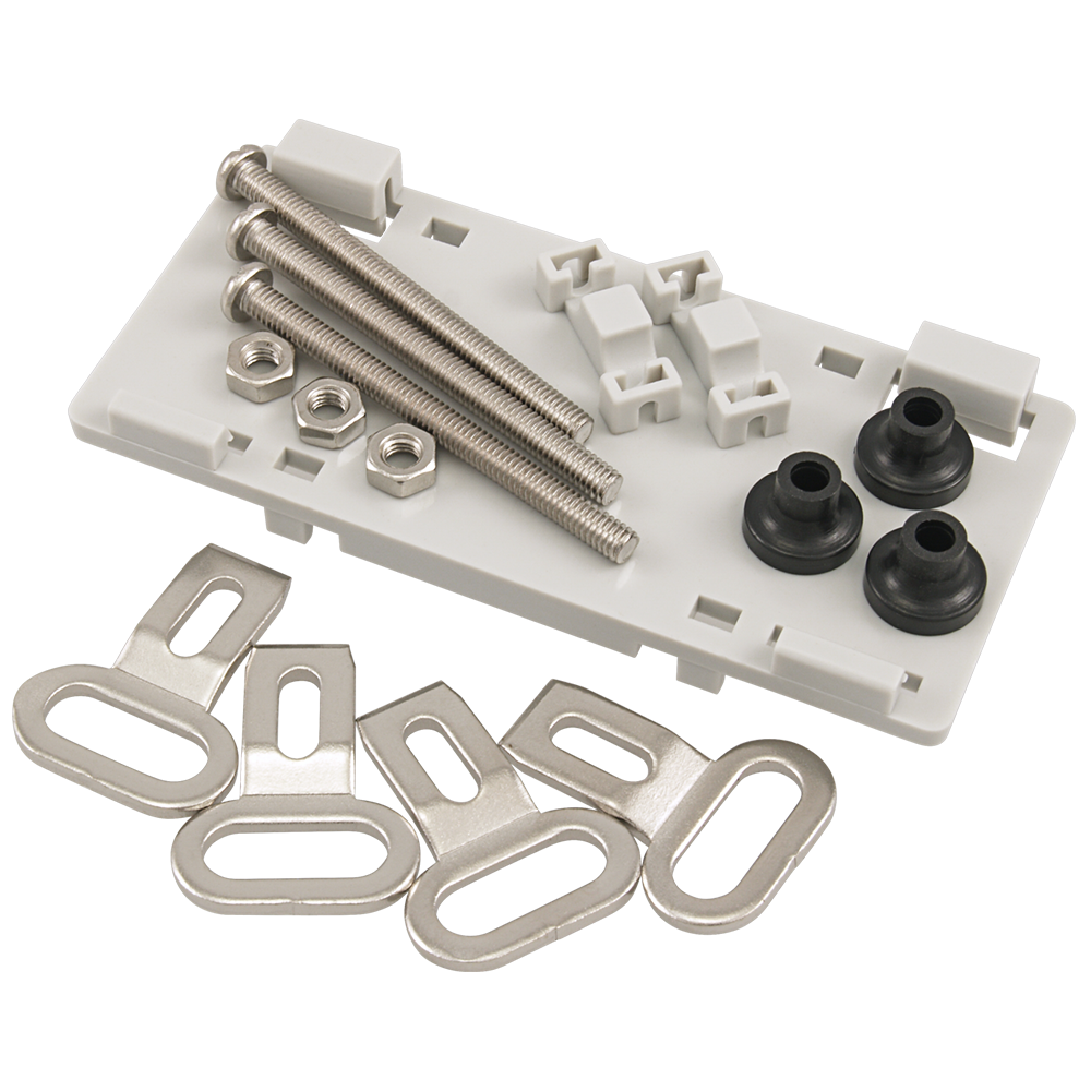 Fixing feet, DIN Rail clip, busbar screws and terminal seals for RI-CT242-EW easywire current transformer