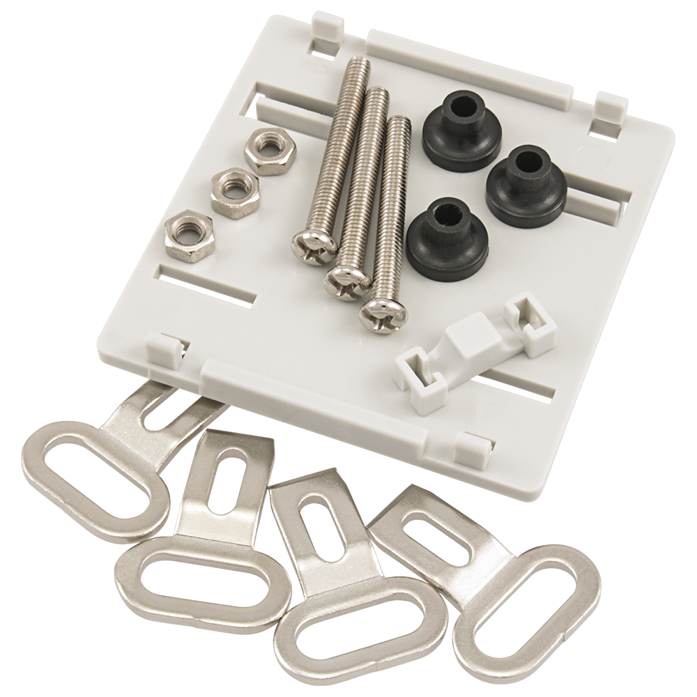 Fixing feet, DIN Rail clip, busbar screws and terminal seals for RI-CT249-EW easywire current transformer