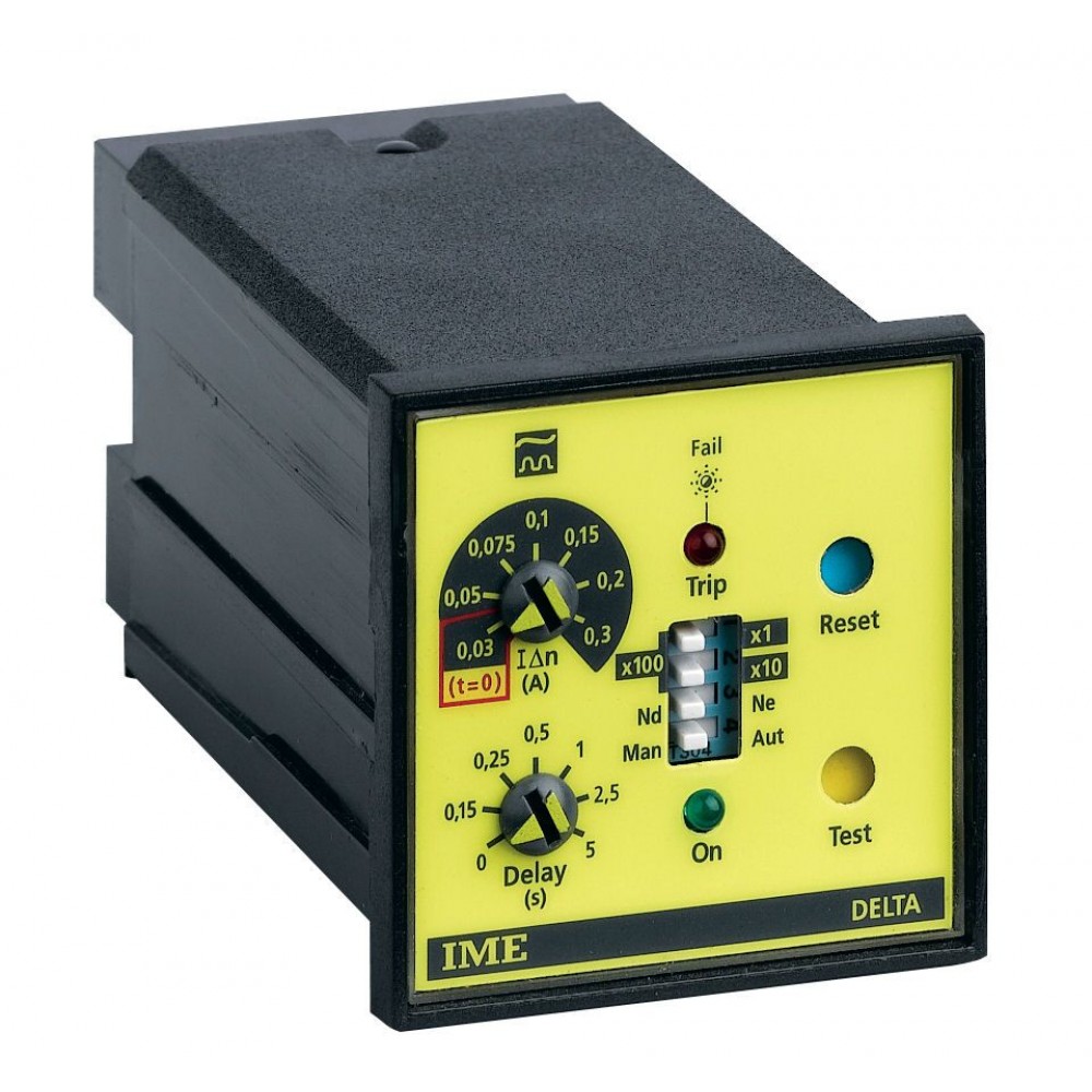 IME RD1DF Delta 48-S Earth Leakage Residual Current Device With 1 Alarm 48x48mm 