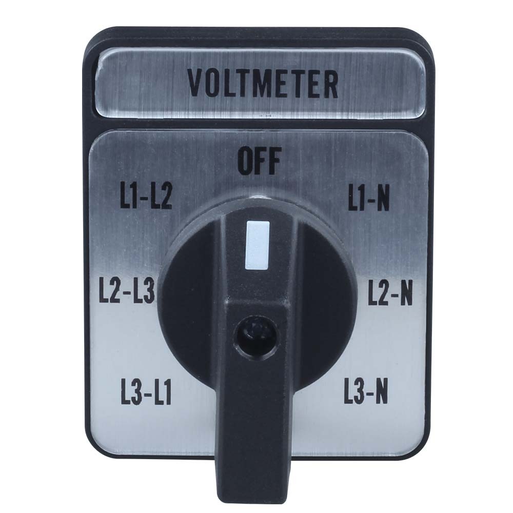 YH5/3 Voltage Panel Voltmeter Selector Switch Front