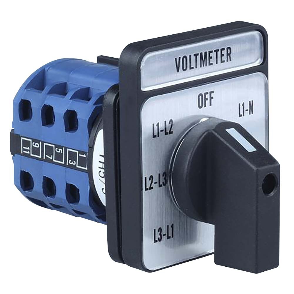 YH5/3 Voltage Panel Voltmeter Selector Switch With 7 Positions