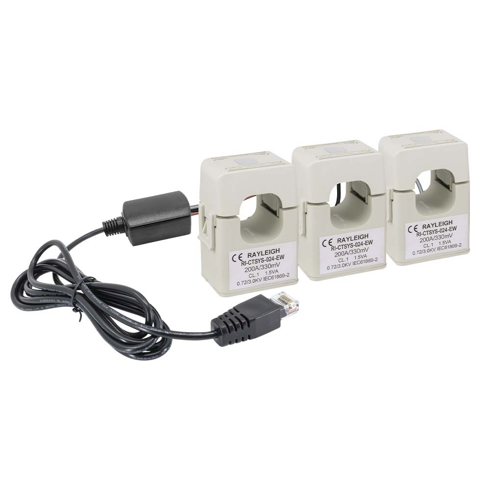 24mm cable aperture Mini 3-phase Split Core CT easywire