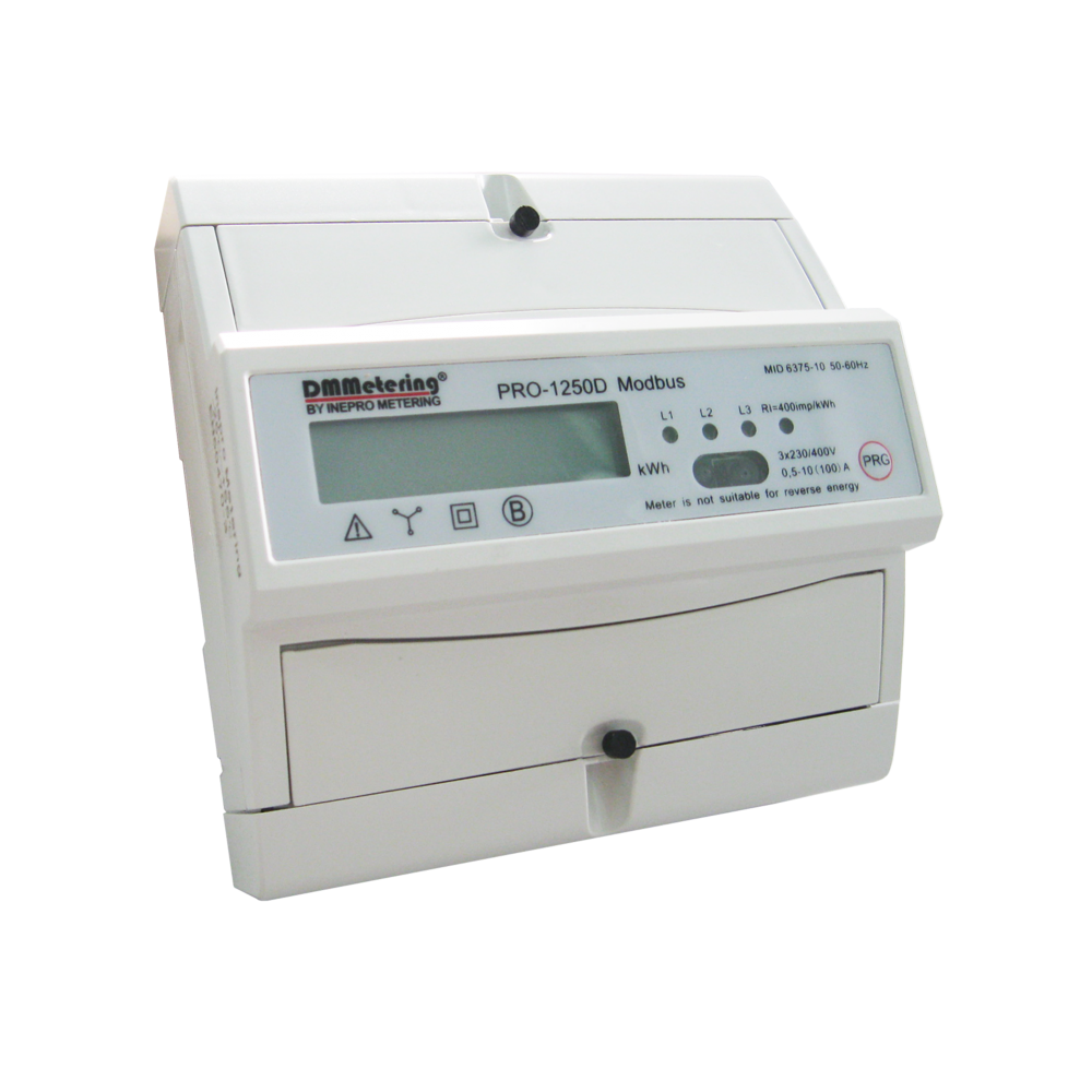 Inepro PRO-1250D CT 100A Three Phase Network Four Wire MID Certified Energy Meter