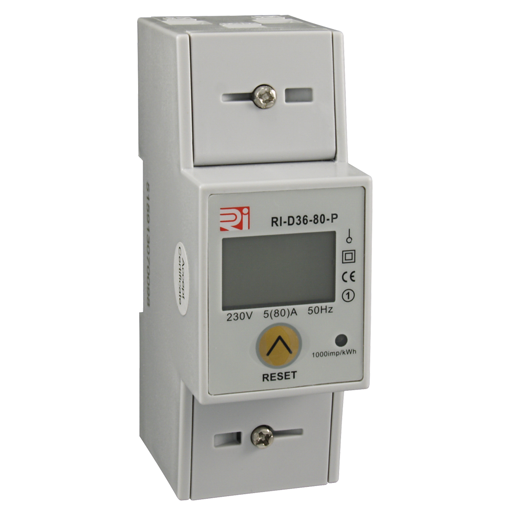 RI-D36-80-P Single Phase Energy Meter