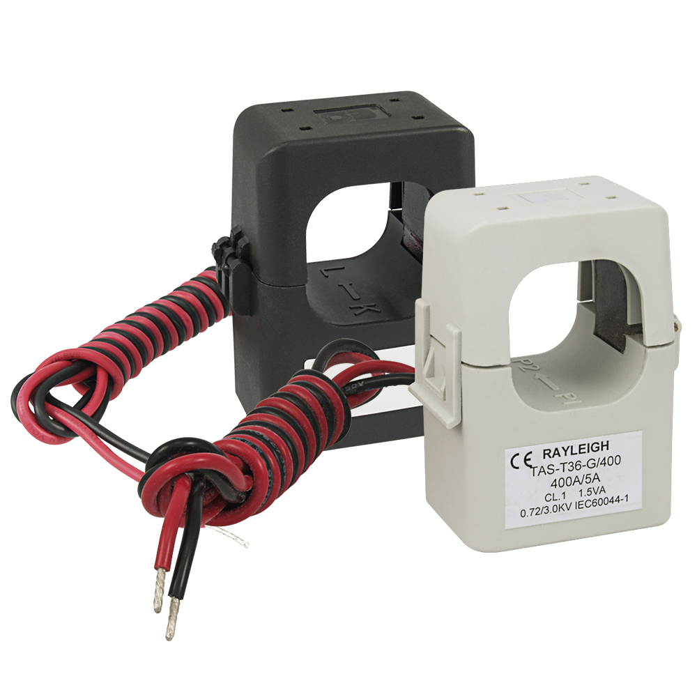 TAS-T36 Mini Split-Core Current Transformer - Black and Gray Versions