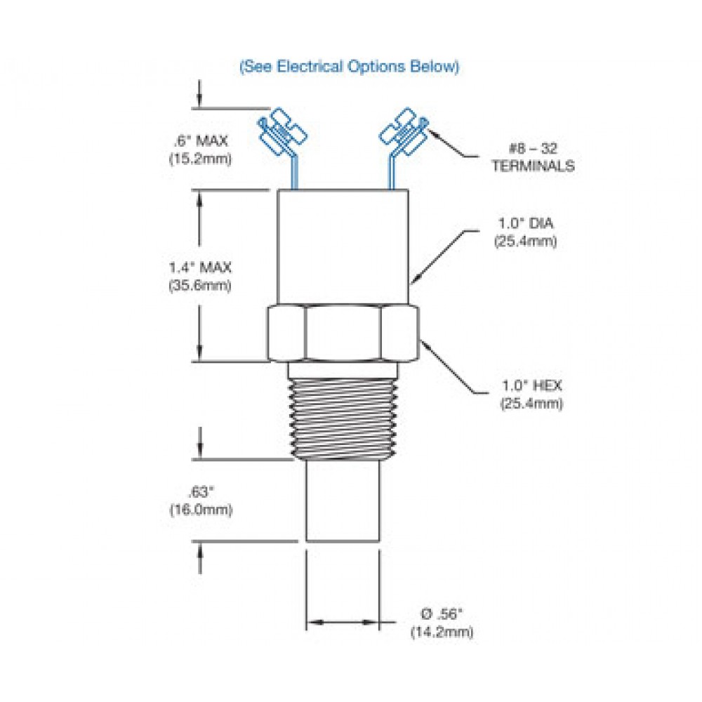 Nason Temperature Switch TD Drawings