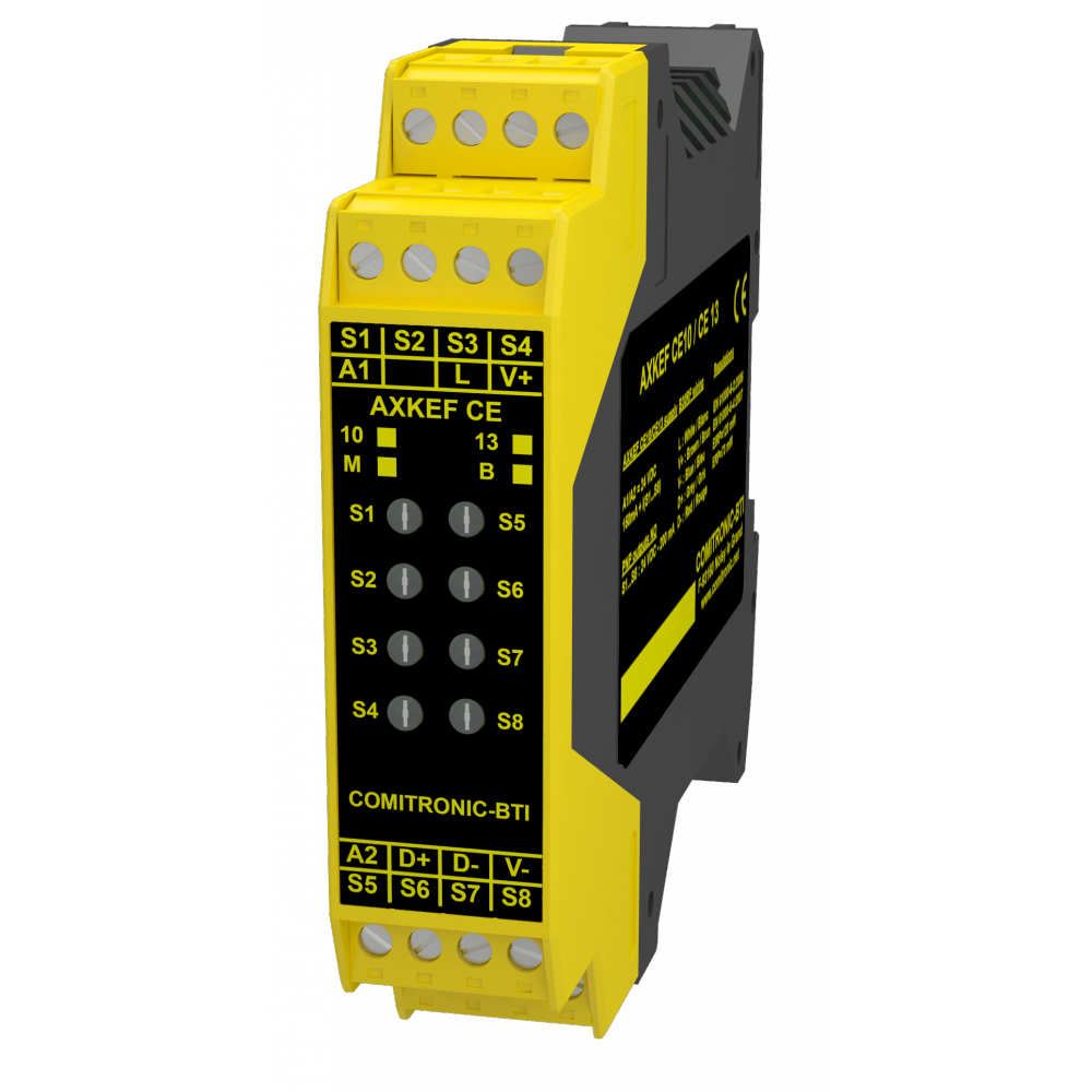 Comitronic-BTI AXKEF CE13 RFID tag reader with 8-bit outputs for PLC