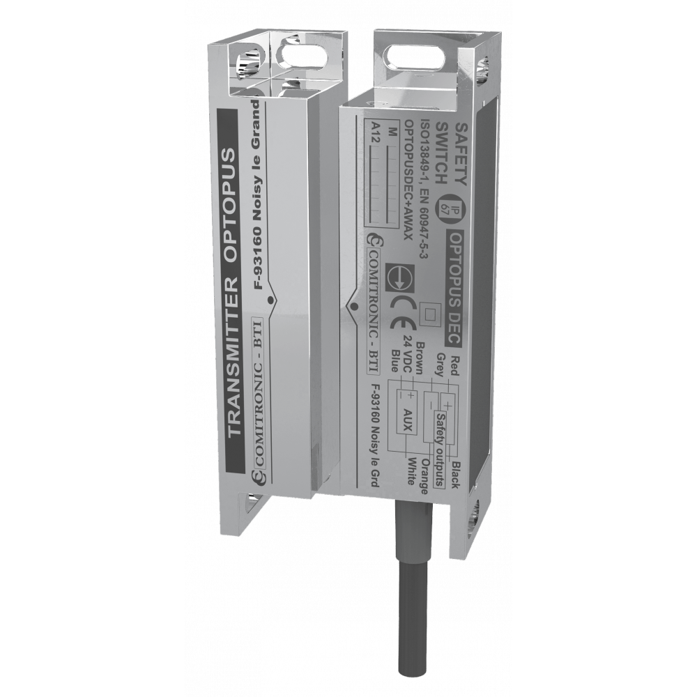 Comitronic-BTI OPTOPUSDEC/OX Stainless Steel Safety Switch used with safety relay