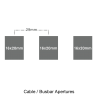 RI-CT249-EW Cable / Busbar Apertures