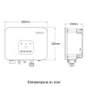 RI-Energyflow-Mini-R1 Grid-tied Inverter Dimensions