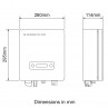 RI-Energyflow-Mini Grid-tied Inverter Dimensions