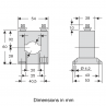 Current transformer type TA90311 Dimensions