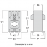 Current transformer type TAIE dimensions