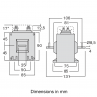 TAQC current transformer dimensions