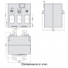 TAS240-EW 3-phase CT dimensions