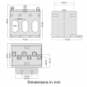 TAS240 3-phase CT dimensions