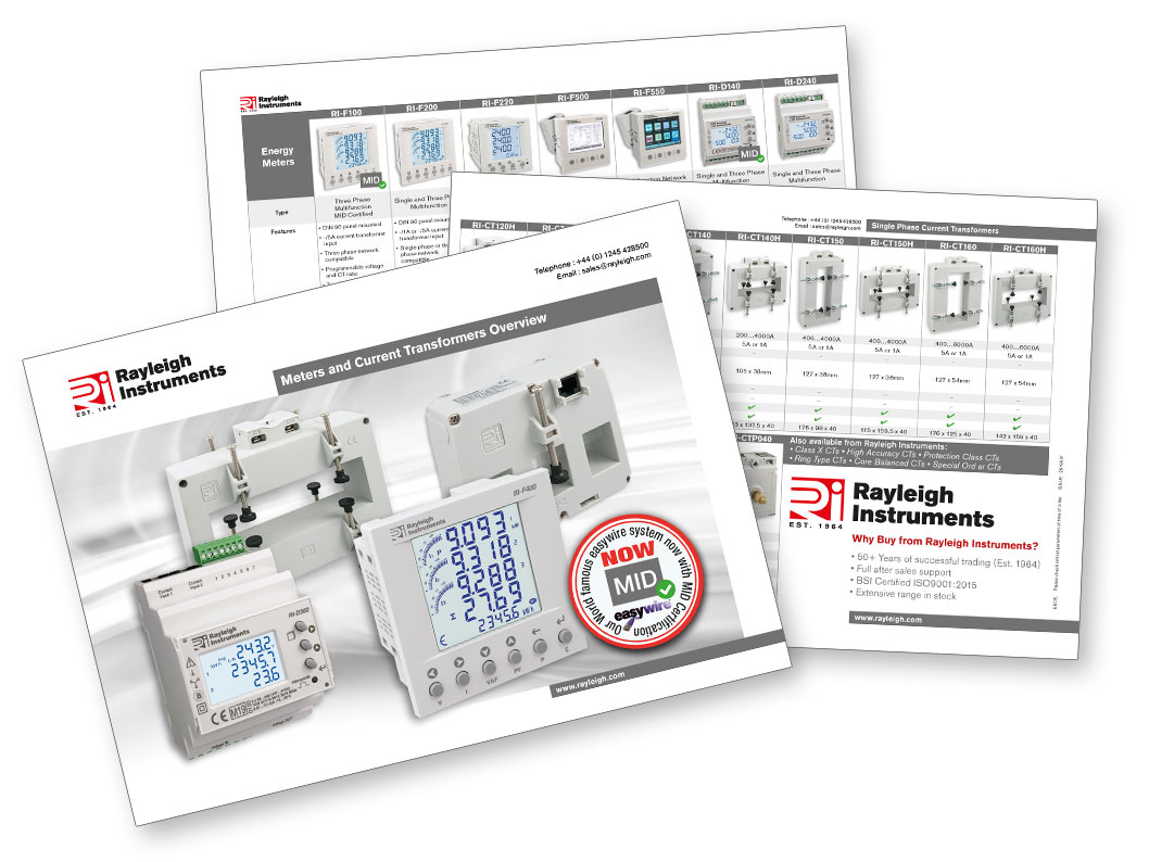 Meters and current transformers overview brochure 2019