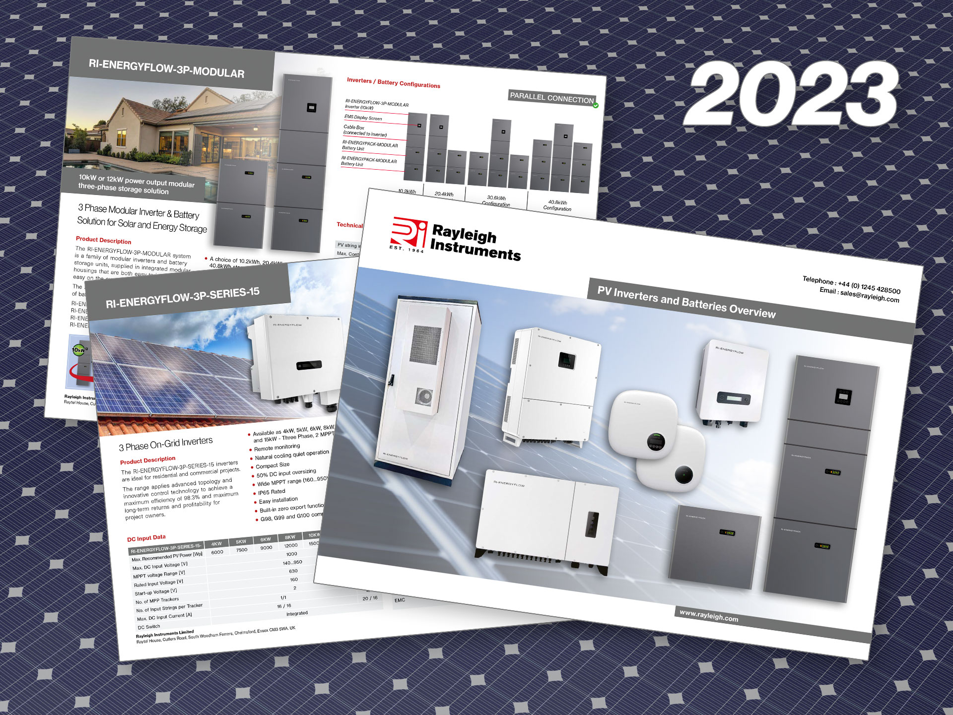 PV Inverters and Batteries Brochure 2023