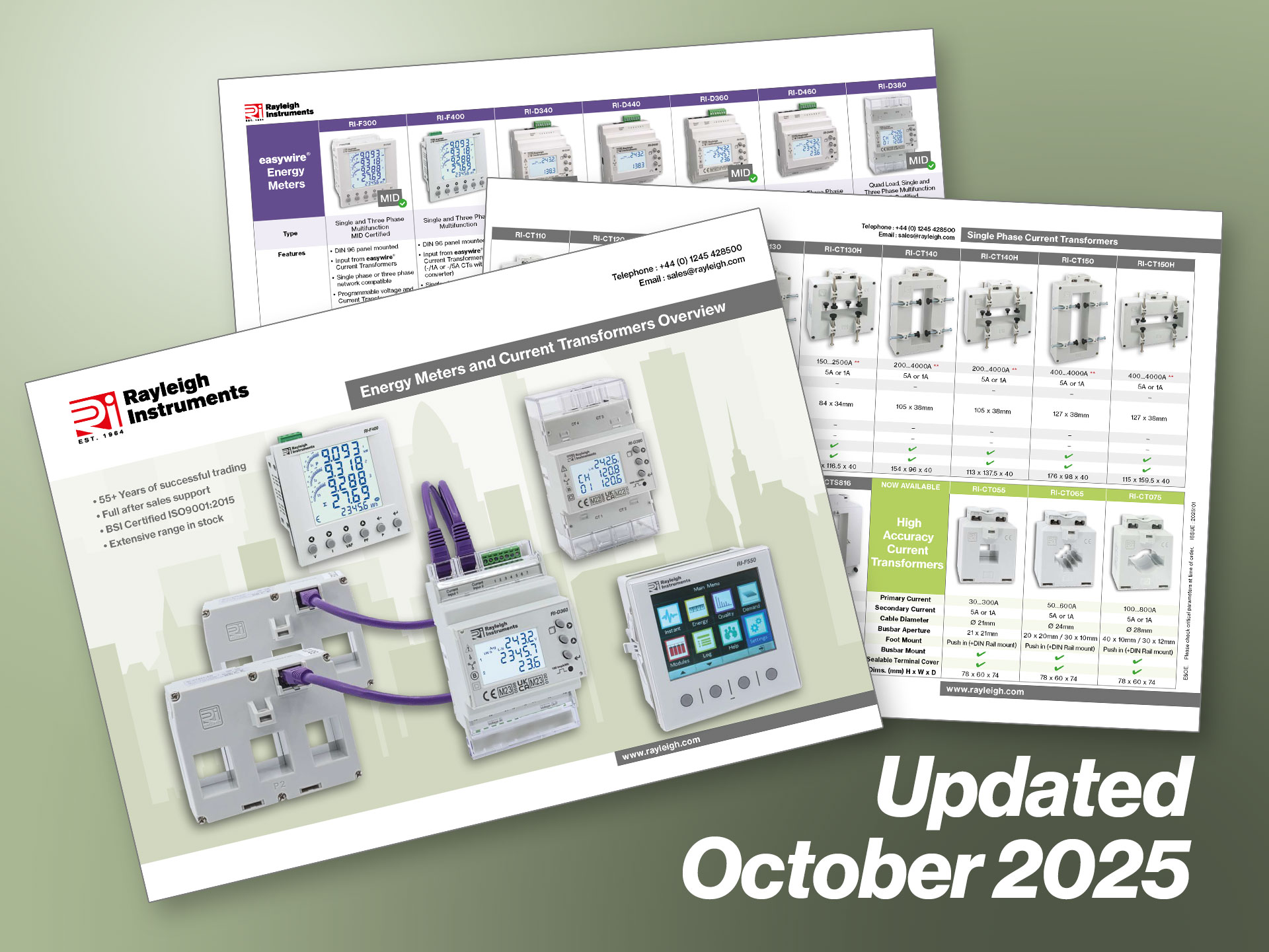 Meters and Current Transformers Brochure 2025